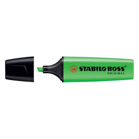 Evidenziatore Stabilo Boss Original 2-5 mm verde 70/33